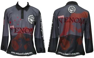 $59.95 • Buy Team Venom Barra Tournament Long Sleeve Fishing Shirt With Collar-Fishing Jersey