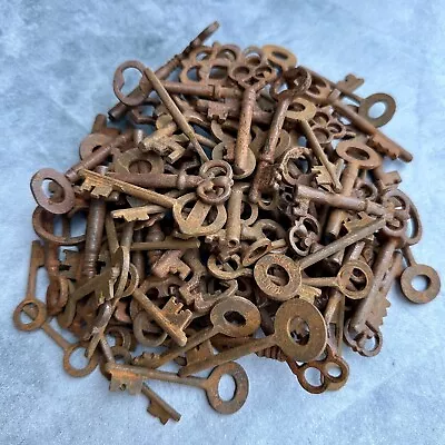 Antique Vintage Style 19th Century Cast Iron Keys Lot Of 100 • $88.99