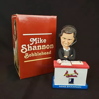 Mike Shannon Bobblehead Voice Chip St Louis Cardinals Announcer SGA 7/5/2013 • $24.99