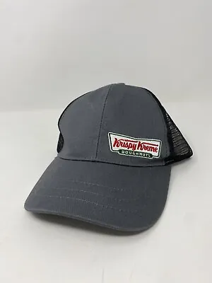 Krispy Kreme Doughnuts Baseball Cap Hat Adjustable Uniform Gray • $16.99