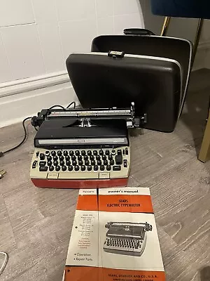 Vintage Sears Medalist Power 12 Electric Portable Typewriter W/ UNTESTED • $88.97