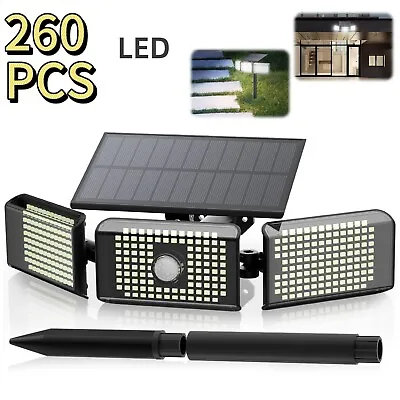 36000lm LED Solar Street Light Security Flood Lamp Motion Sensor Outdoor Wall • $17.98