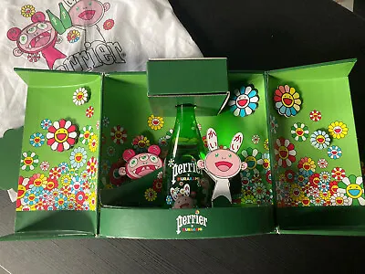 Rare Limited Edition Perrier X Takashi Murakami Display Box Bottle Canvas Bag • £39