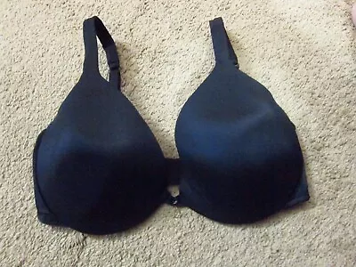 VASSARETTE Black Plunge Underwire Bra Size 38D • $9.99