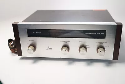 Vintage Pioneer Reverb SR-202 Stereo Reverberation Amplifier - Japan - Powers Up • $104.99