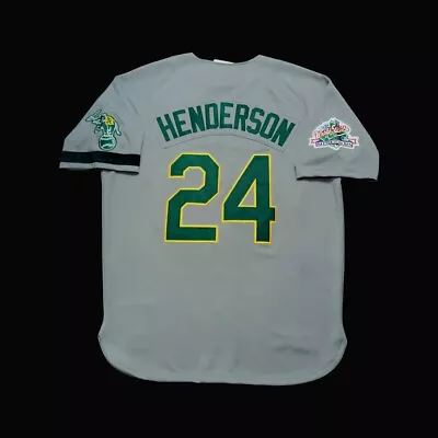 Rickey Henderson Jersey Oakland A's 1989 World Series Battle Of The Bay Patch 🎁 • $87.89