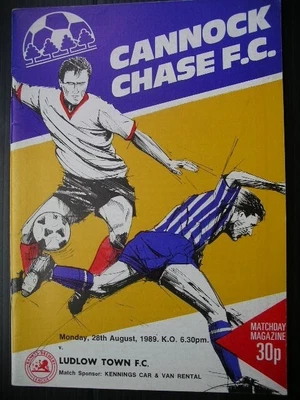 £0.99 • Buy CANNOCK CHASE  V  Ludlow Town  89/0.