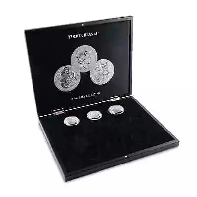 Presentation Case For 10 Tudor Beast Silver Coins (2 Oz.) • £49.95