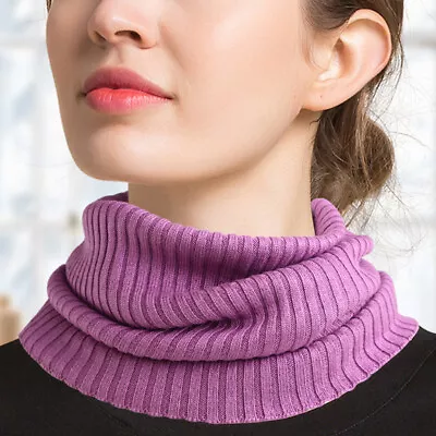 Silk Wool Thermal Neck Gaiter Wrap Headwear Face Mask Magic Scarf Bandana Covers • $9.48