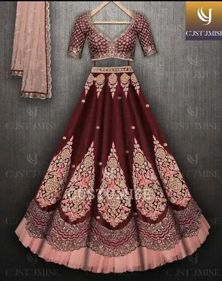 Bollywood New Party Wear Wedding Dress Lengha Choli Indian Lehenga Ethnic Bridal • $88.12