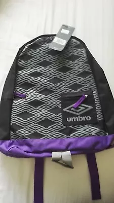 Umbro Titus Black/purple Backpack • £13.95