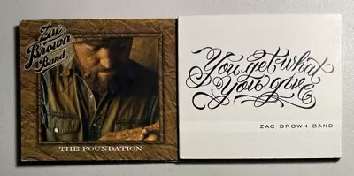 Zac Brown Band 2 CD Lot: The Foundation + You Get What You Give - FREE SHIPPING! • $12.95