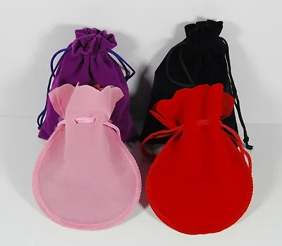 Velvet Gift Pouches - Wedding Drawstring - Jewellery Bags - Wedding Favours • £2.99