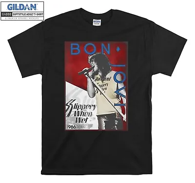 £11.95 • Buy Bon Jovi 86 Tour Rock Band T-shirt Gift Hoodie T Shirt Men Women Unisex 6568