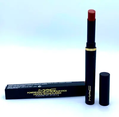 Mac Powder Kiss Velvet Blur Slim Stick Lipstick ~ 885 Pumpkin Spiced ~ .07 Oz ~ • $14