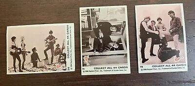 The Monkees 1966 Trading Cards - Lot Of 3 Raybert Prod. Screen Gems 11 15 26 • $5