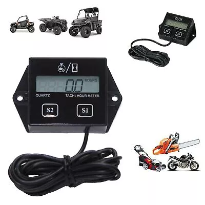 Digital Hour Meter/Tachometer For Marine Spark Mower Engine Motor Ne8q • $7.31