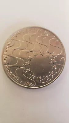 $0.15 • Buy Commemorative Portuguese Coin Silver 200 Escudos 