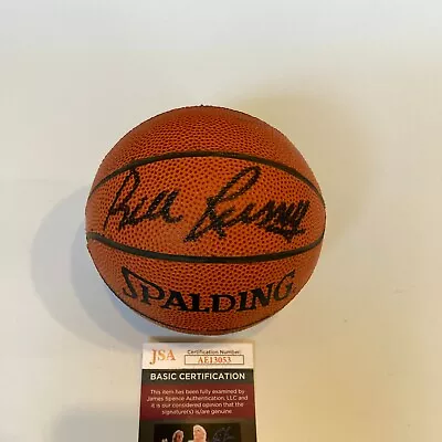 Bill Russell Signed Spalding NBA Mini Basketball With JSA COA • $499