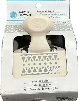 Martha Stewart Crafts Deep Edge Punch Geo Lace Trim Open Box Excellent Condition • $14.49