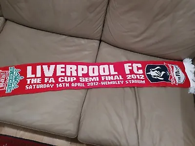 £30 • Buy  Liverpool Vs Everton Scarf Official FA Cup All Merseyside Semi Final 2012