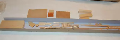 Vintage 1945 Monogram Balsa Wood Model Kit B1 Lst 608 Landing Ship Misc Part Lot • $24.99