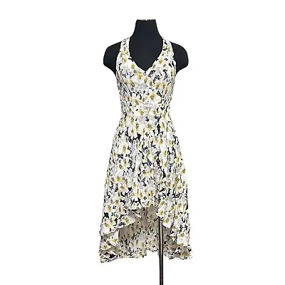 Tigerlily Floral Print Ruffle Fit & Flare Button Midi Dress Size 8 XS Summer • $35