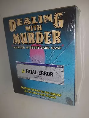 DEALING WITH MURDER  Fatal Error  Murder Mystery Card Game ; Sealed New • $13.95