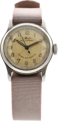 Vintage 28mm Mido Multifort Men's Bumper Automatic Wristwatch 817 Swiss Steel • $200