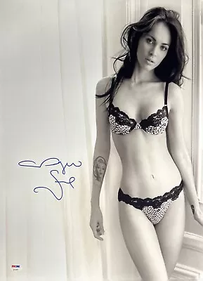Megan Fox Signed 16x20 Sexy Photo PSA 8A14318 • $112.46