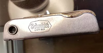 Vintage Schmidt’s Beer Pocket Knife Box Cutter Philadelphia PA Advertising • $7.99