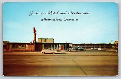 Murfreesboro TN~Jackson Motel & Restaurant~Golf Putting Green~Vintage Postcard • $3.70