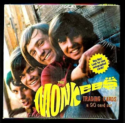 The Monkees Trading Cards Sealed Box 36 Packs Cornerstone 1995 Rhino • $299.99