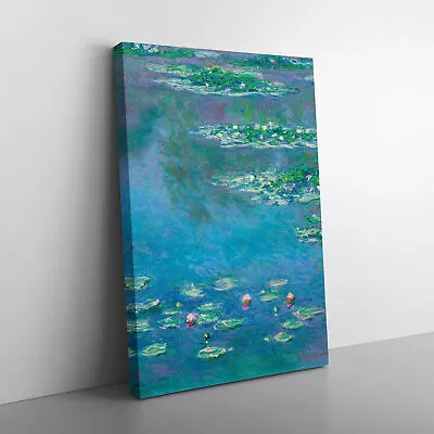 Water Lilies Lily Pond Vol.35 By Claude Monet Canvas Wall Art Print Framed Decor • £24.95