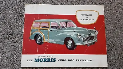 Morris Minor 1000 Traveller Sales Brochure 1961 • $8.64