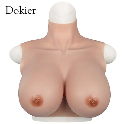 $189.99 • Buy Silicone Crossdresser Breast Forms Breastplates Drag Queen Fake Boobs  B-H Cup 
