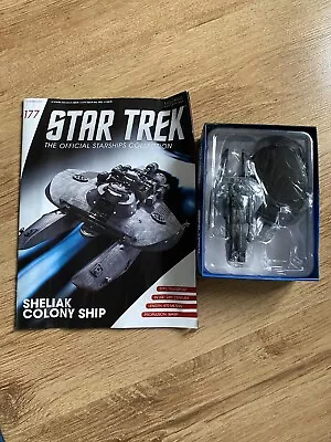 Eaglemoss Star Trek Starships #177 Sheliak Colony Ship Model + Mag • £24.99