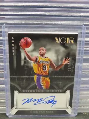 2022-23 Panini Noir Nick Van Exel Reigning Nights Autograph Auto #04/99 Lakers • $0.99