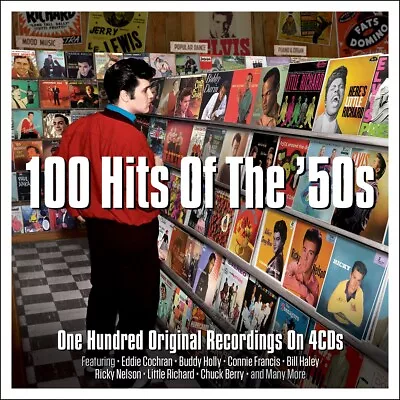 100 Hits Of The '50s - Connie Francis Ricky Nelson - 4 Cds - New & Sealed!! • £6.95