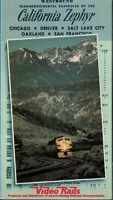 Video Rails California Zephyr Westbound - VHS Videotape - Used • $8