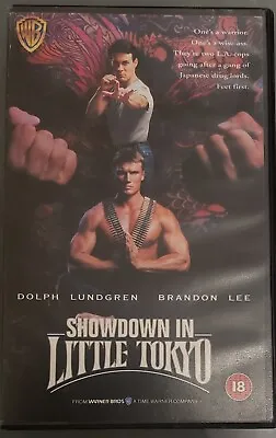 Showdown In Little Tokyo Warner 1st Release Big Box Ex Rental VHS Pre/Post Cert • £8