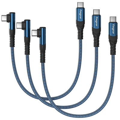 $19.99 • Buy Short USB C To USB C Cable - 3 Pack 30Cm 60W USB 2.0 Type C Charger Fast Chargin