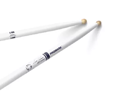 ProMark Scott Johnson White Hickory Marching Drum Sticks TXDC17W-WHITE • $18.79