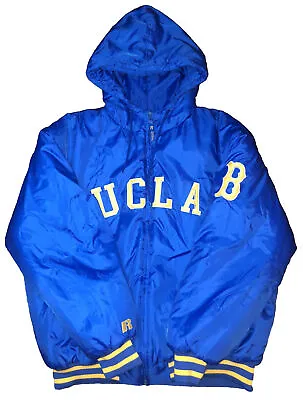 UCLA Bruins 80’s Russell Athletic Team Player Issued Sideline Jacket Size L • $299