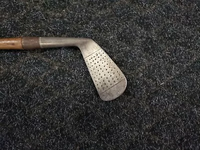 Hickory Shaft Club Macgregor Popular A 1/2 Mid Iron With Punch Dot Face H188 • $53.57
