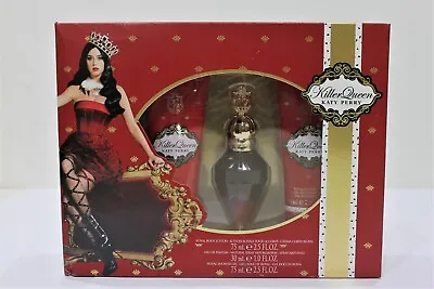 £16.99 • Buy Katy Perry Killer Queen EDP Spray & Shower Gel & Body Lotion Gift Set *Boxed