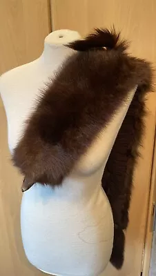 £35 • Buy Vintage Real Fox Fur Tippet Shawl Stole