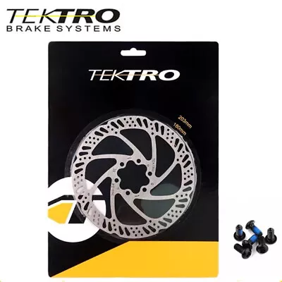 TEKTRO Bike Rotor 160/180/203 Mountain Bicycle Hydraulic MTB Disc Brake 6 Bolt • $15.59