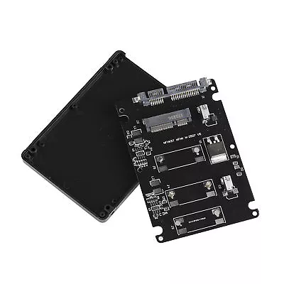 Mini PCI-e MSATA SSD To 2.5 Inch SATA Adapter Drive Converter Enclosure Case • $9.89