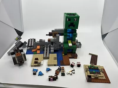 LEGO The Creeper Mine Minecraft (21155) InComplete + Other Minecraft Pieces • $35